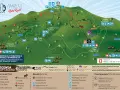 Mappa del Monte Amiata Bike Resort, con percorsi per l'amiata freeride, rifugi, fun park e servizi.