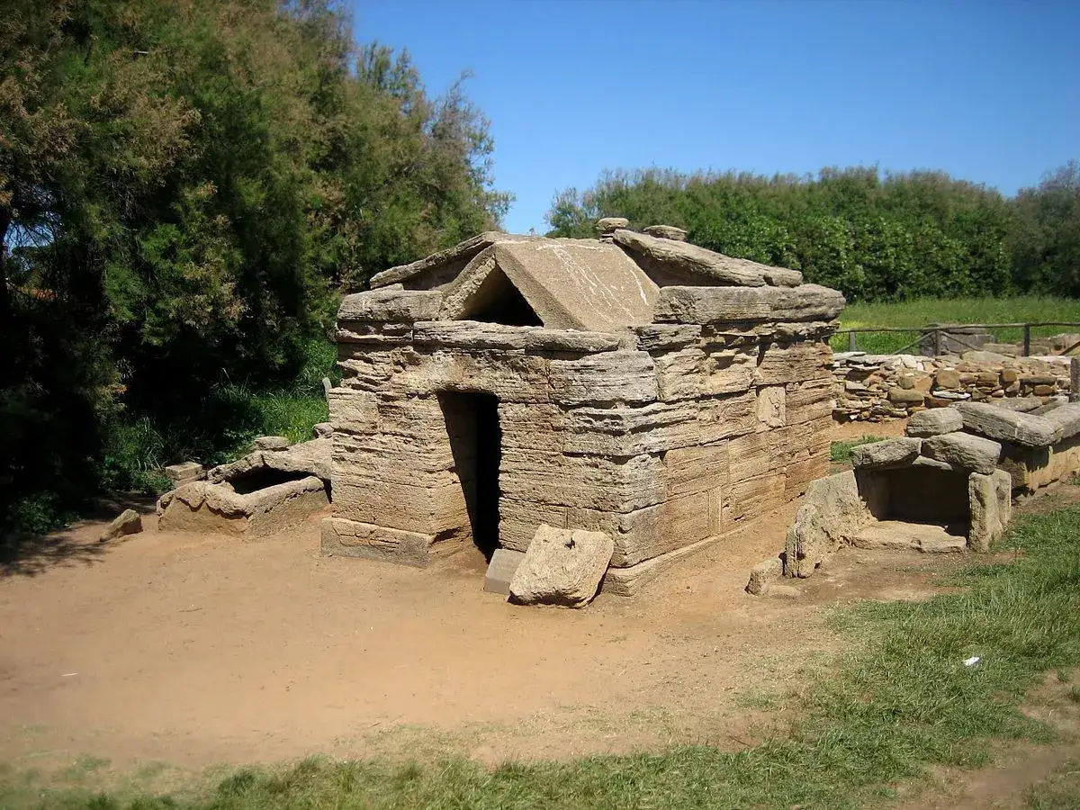 Antiche tombe etrusche, un sito archeologico da non perdere tra le cose da vedere a Piombino, immerso nel verde.